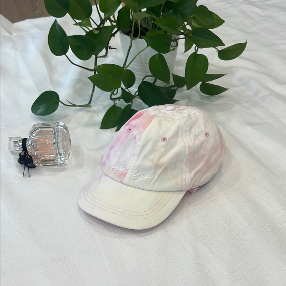 PINK Victoria's Secret Pink and White Hat